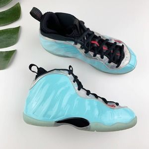Nike Little Posite One Mixtape Sneakers Shoes Blue Boys 2.5Y